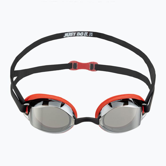 Огледални очила за плуване Nike Legacy Mirror Red / Black NESSD130-931 2