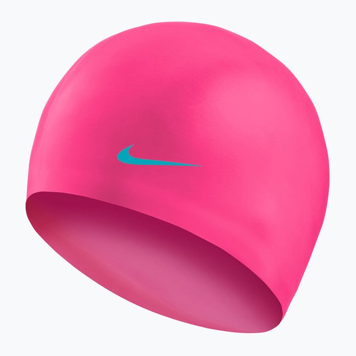 Детска шапка за плуване Nike Solid Silicone pink TESS0106-670 2