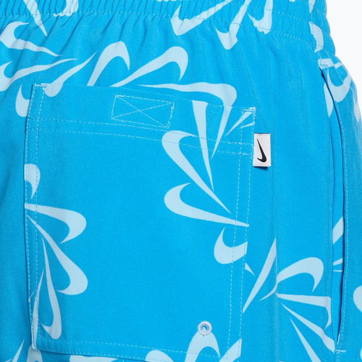 Мъжки къси панталони Nike Swoosh Line 5" Volley blue NESSD509-480 8