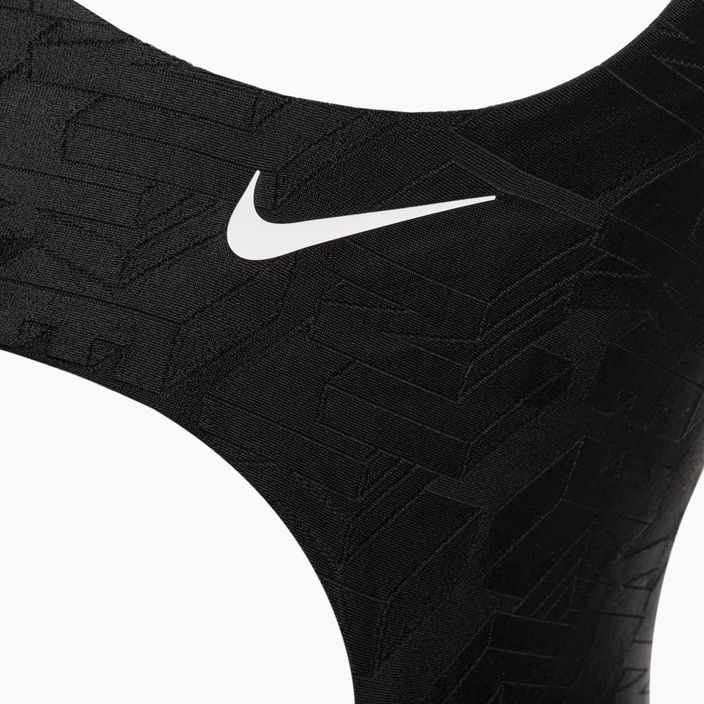 Дамски бански костюм от една част Nike Block Texture black NESSD288-001 4