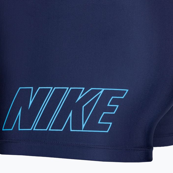 Мъжки бански шорти Nike Logo Square midnight navy 4