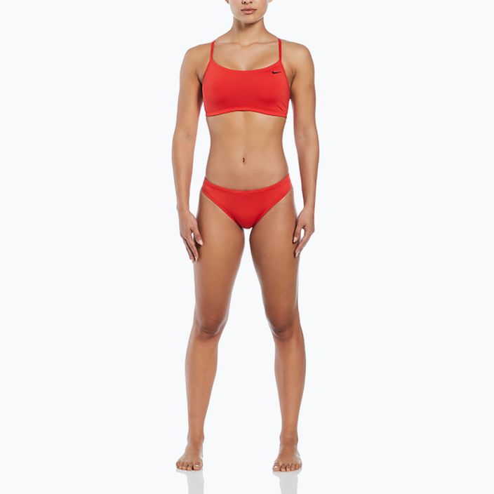 Дамски бански костюм от две части Nike Essential Sports Bikini light crimson