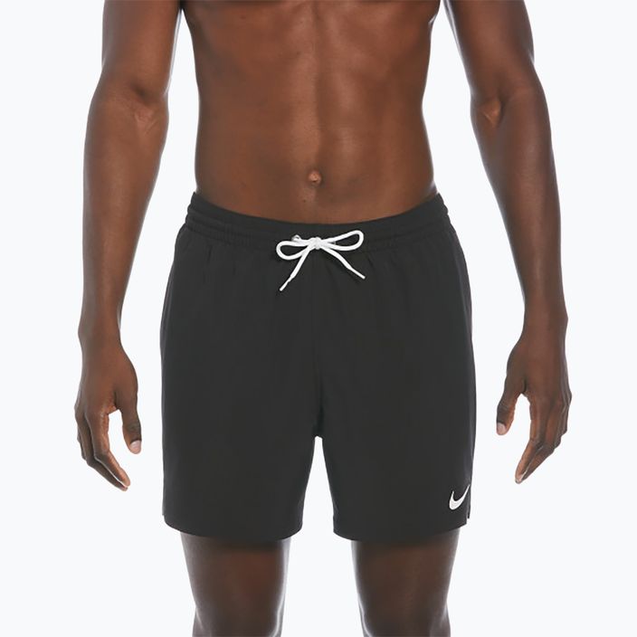 Мъжки къси панталони за плуване Nike Solid 5" Volley black