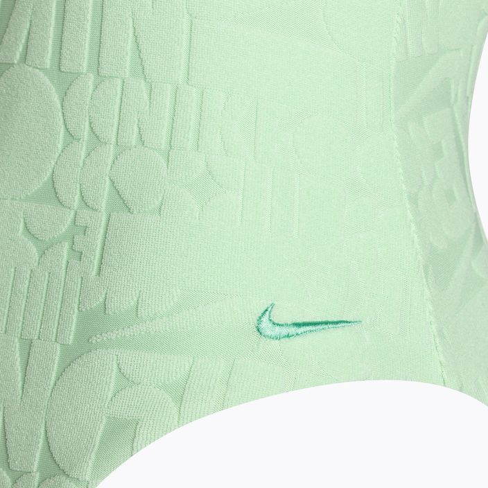 Дамски бански от една част Nike Retro Flow Terry vapor green 3