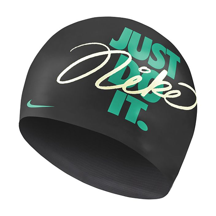 Nike Multi Graphic стадион зелена шапка за плуване 2