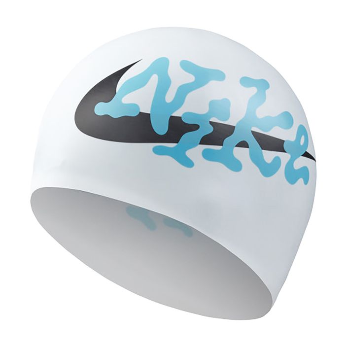 Nike Multi Graphic шапка за плуване aquarius blue 2