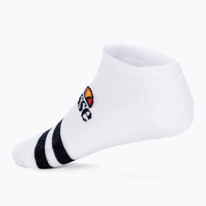 Ellesse Melna Trainer Liner чорапи 3 чифта бели 2