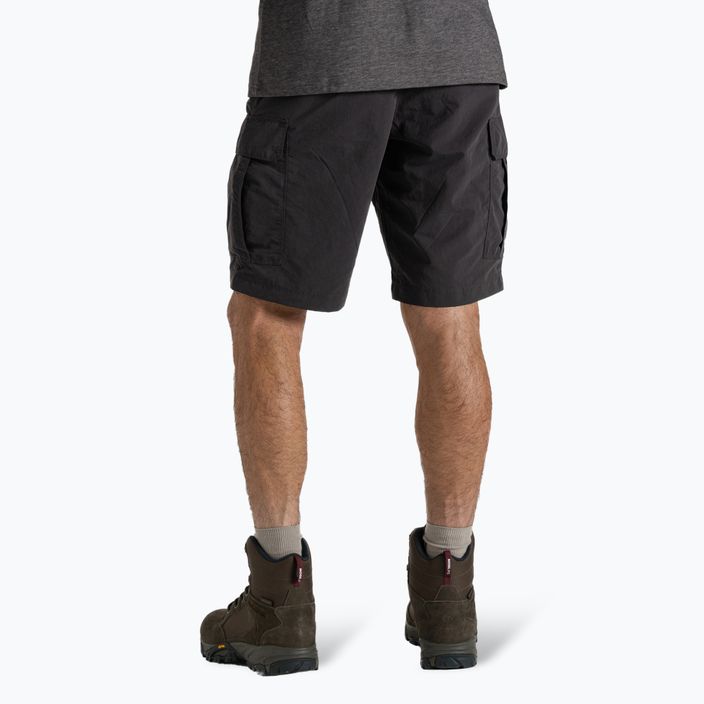 Мъжки къси панталони за трекинг Craghoppers NosiLife Cargo Short III black pepper 3