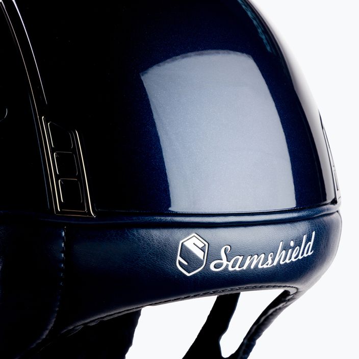 Samshield Shadow Glossy navy blue каска за езда 3125659666968 7