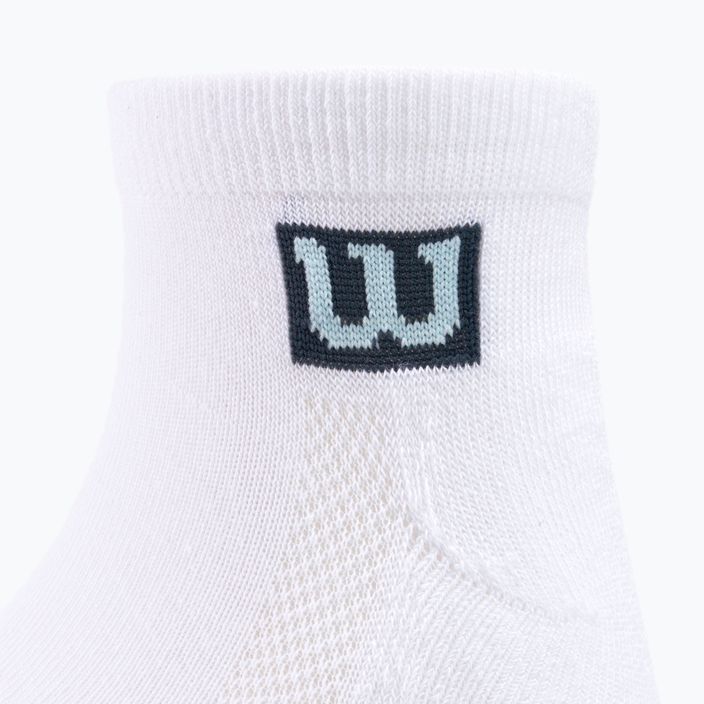 Мъжки тренировъчни чорапи Wilson 3PP Premium Low Cut 3 pack white W8F1W-3730 3