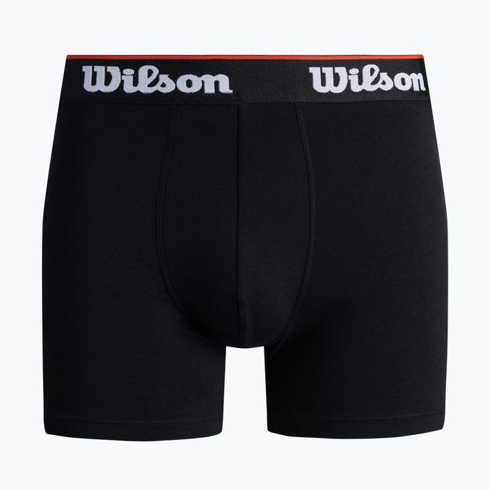 Мъжки боксерки 2-Pack Wilson черни, сиви W875H-270M 2
