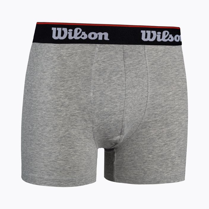 Мъжки боксерки 2-Pack Wilson черни, сиви W875H-270M 7