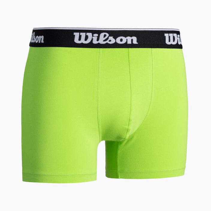 Мъжки боксерки Wilson 2 пакета черно/зелено W875V-270M 7
