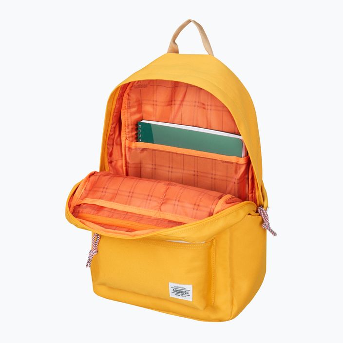 American Tourister Раница Zip 19,5 л жълта 5