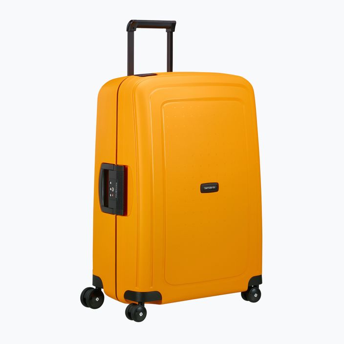 Samsonite S'cure Spinner 79 l жълт куфар за пътуване 2