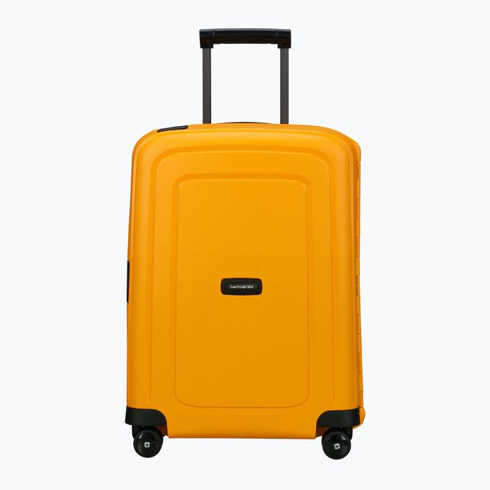 Куфар за пътуване Samsonite S'cure Spinner 34 л, медено жълт