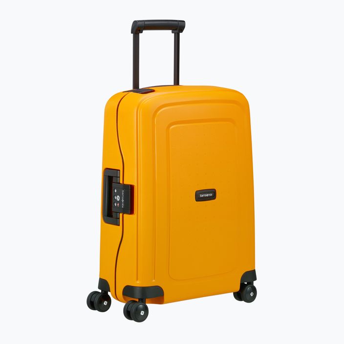 Куфар за пътуване Samsonite S'cure Spinner 34 л, медено жълт 2