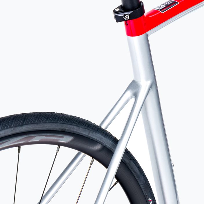 Ridley Fenix SL Disc Ultegra FSD08Cs сребрист/червен шосеен велосипед SBIFSDRID545 6
