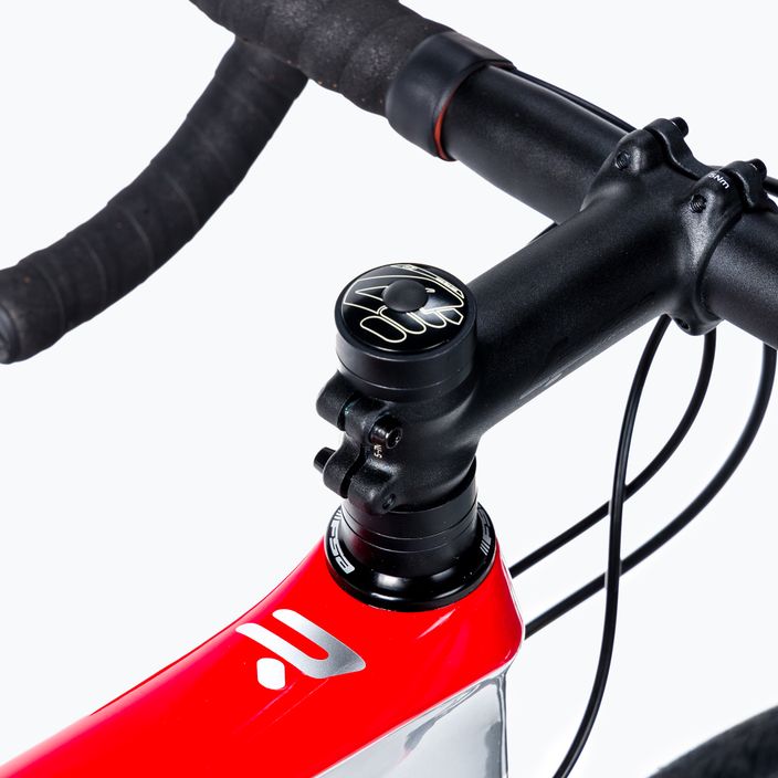 Ridley Fenix SL Disc Ultegra FSD08Cs сребрист/червен шосеен велосипед SBIFSDRID545 8