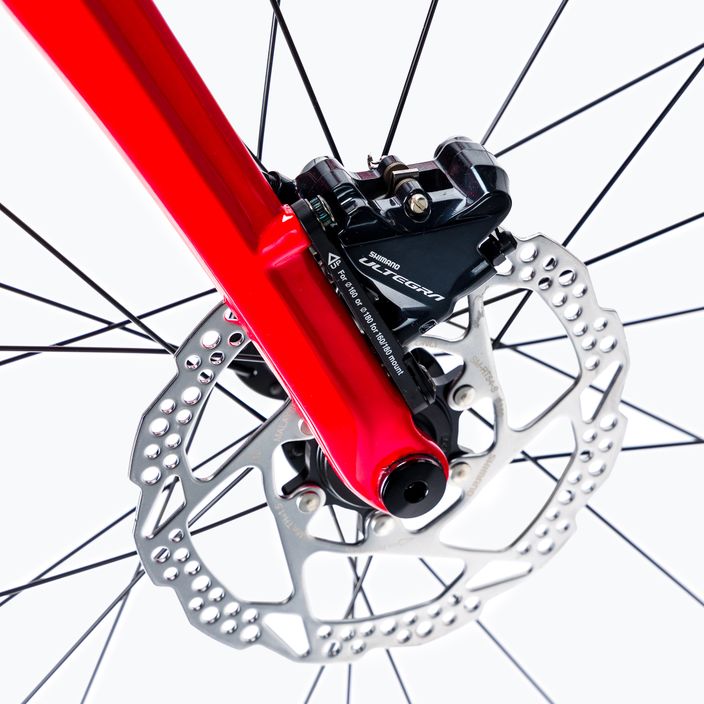 Ridley Fenix SL Disc Ultegra FSD08Cs сребрист/червен шосеен велосипед SBIFSDRID545 13