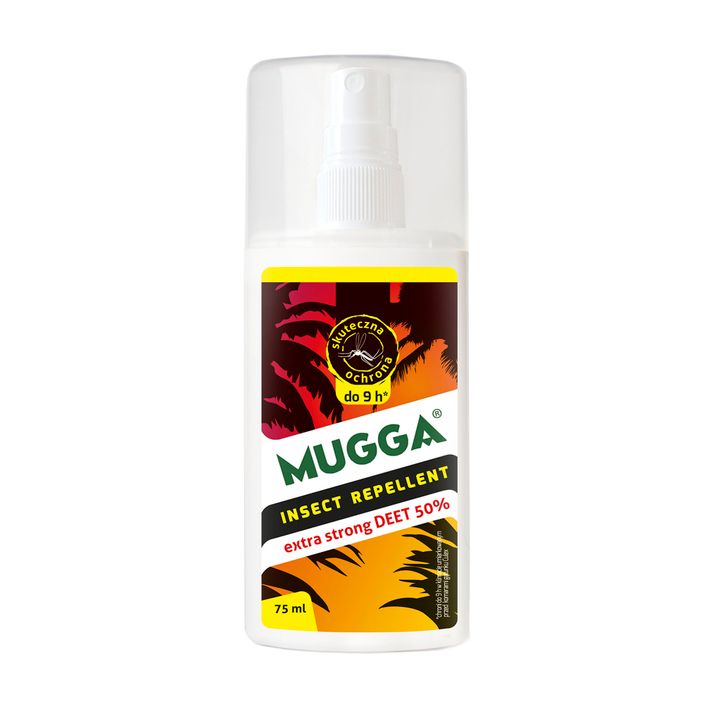 Спрей за отблъскване на комари и кърлежи Mugga Spray DEET 50% 75 ml 2