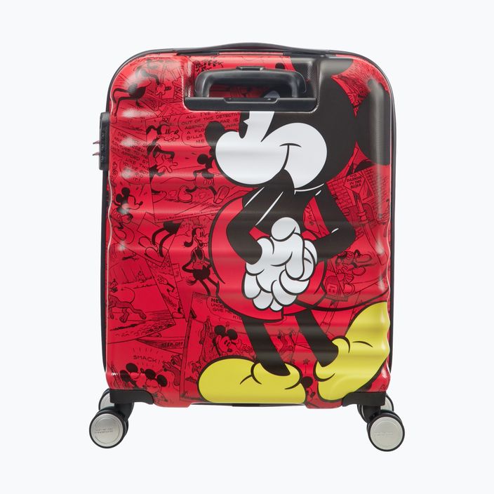 American Tourister Spinner Disney 36 л mickey comics червен детски куфар за пътуване 3