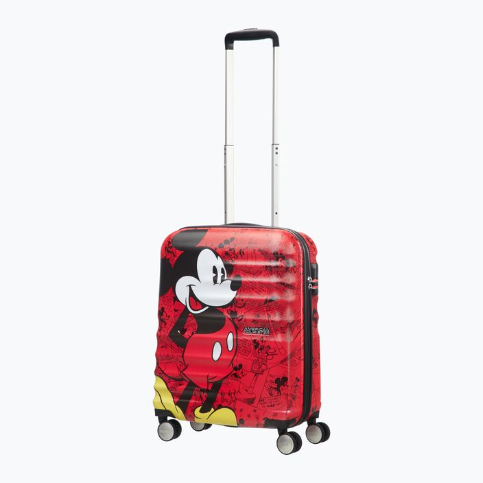 American Tourister Spinner Disney 36 л mickey comics червен детски куфар за пътуване 5