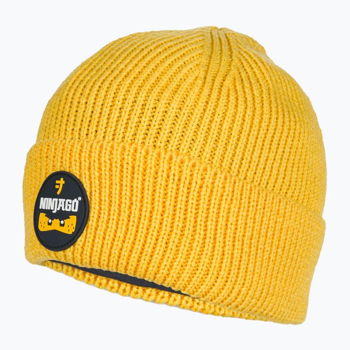 Детска ски шапка LEGO Lwasmus жълта 3