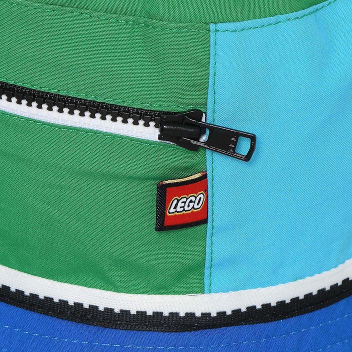 LEGO Lwalex 312 зелено-синя детска туристическа шапка 11010682 3