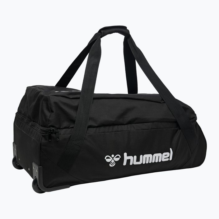 Чанта за пътуване Hummel Core Trolley 44 л черна 8
