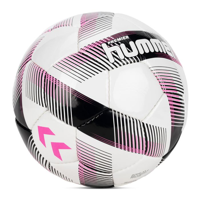 Hummel Premier FB футболна топка бяло/черно/розово размер 5 2