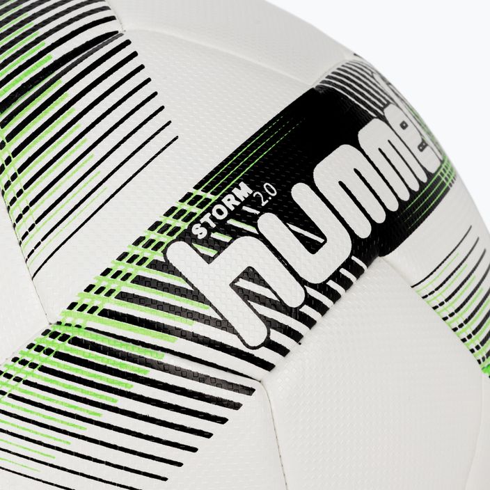 Hummel Storm 2.0 FB футбол бяло/черно/зелено размер 5 3