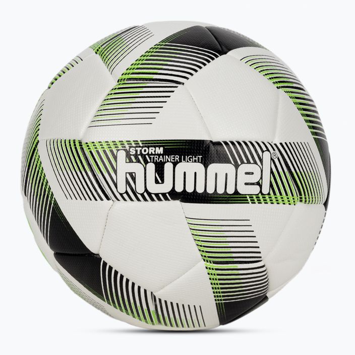 Hummel Storm Trainer Light FB футболна топка бяло/черно/зелено размер 3