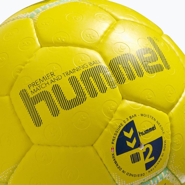Hummel Premier HB handball yellow/white/blue size 2 3