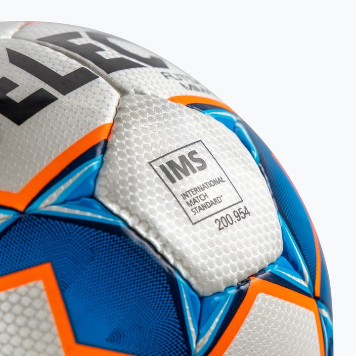 SELECT Futsal Mimas 2018 IMS футболна топка бяло и синьо 1053446002 3