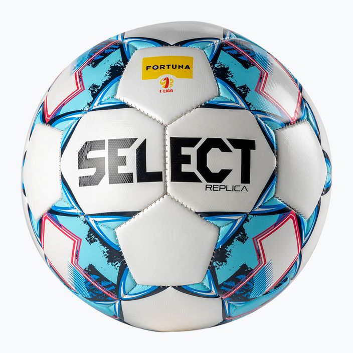 Футбол SELECT Brillant Реплика Fortuna 1 Liga v21 white and blue 8236 2