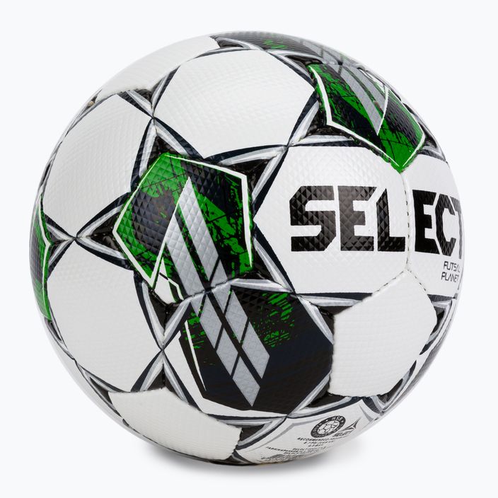SELECT Futsal Planet V22 Футболна екипировка Fifa бяло и зелено 310013 2