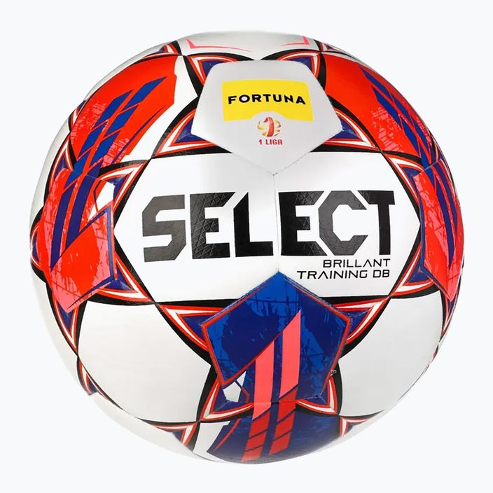 SELECT Brillant Training Fortuna 1 League football v23 white/red size 4 4