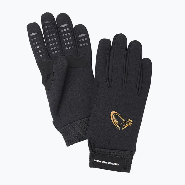 Savage Gear Неопренови ръкавици за риболов Stretch Glowe черни 76466 6