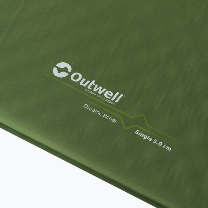 Outwell Dreamcatcher Единична самонадуваща се постелка 5 cm зелена 400019 3