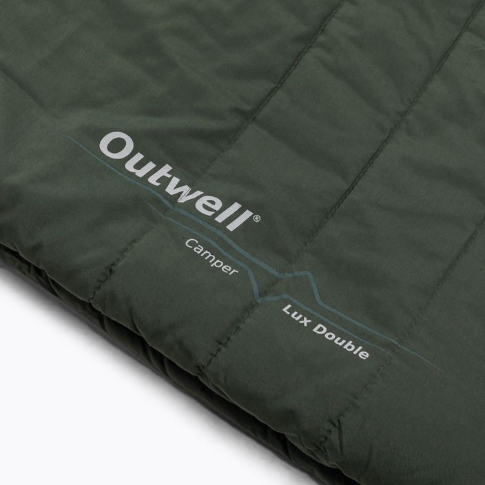 Outwell Camper Lux Двоен спален чувал зелен 230394 5