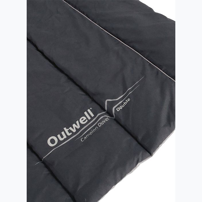 Outwell Campion Duvet Двойно черно одеяло за пътуване 5