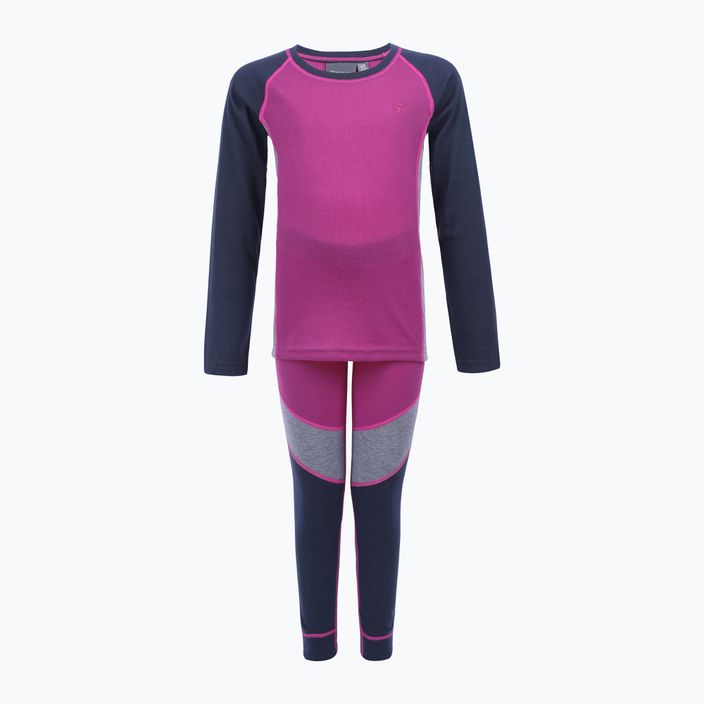 Детско термоактивно бельо Color Kids Ski Underwear Colorblock розов-черен 740777.5885 7