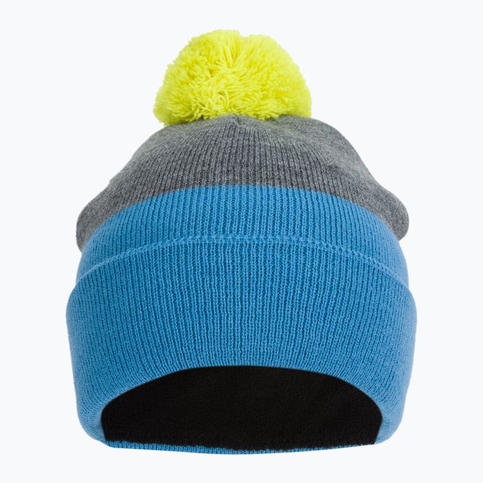 Цвят Детска шапка шапка Colorblock зимна шапка синьо-сиво 740805 2