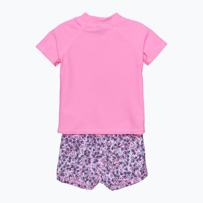 Тениска + къси панталони за плуване Цвят Детски комплект розово CO7200895708 2