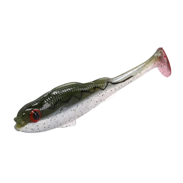 Mikado Real Fish Frog 4 бр. бяло-зелена гумена примамка PMRFP-9.5-FROG 2