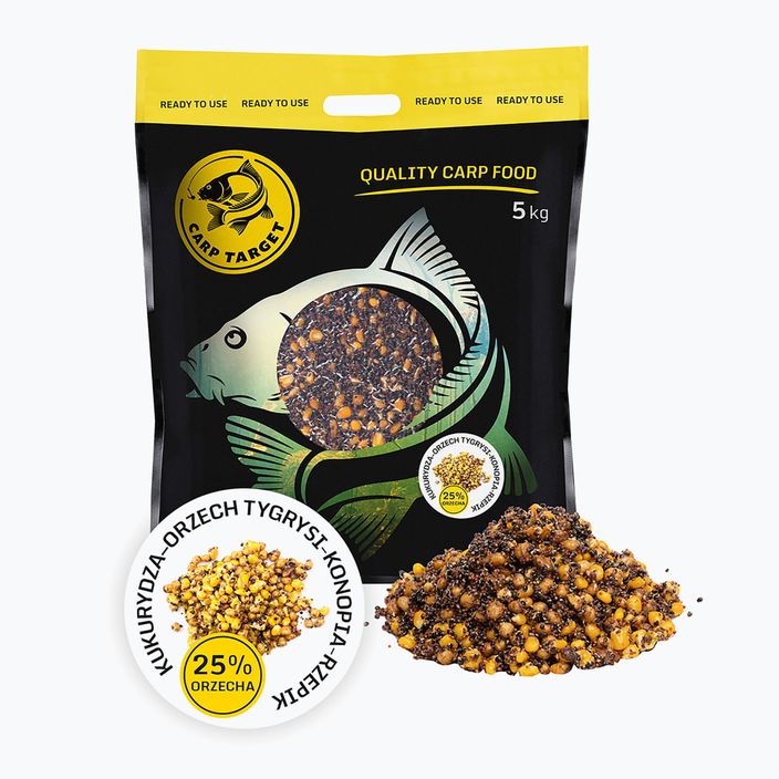 Carp Target зърнена смес Царевица-Конго-Ревен-Орехи 25% 0031
