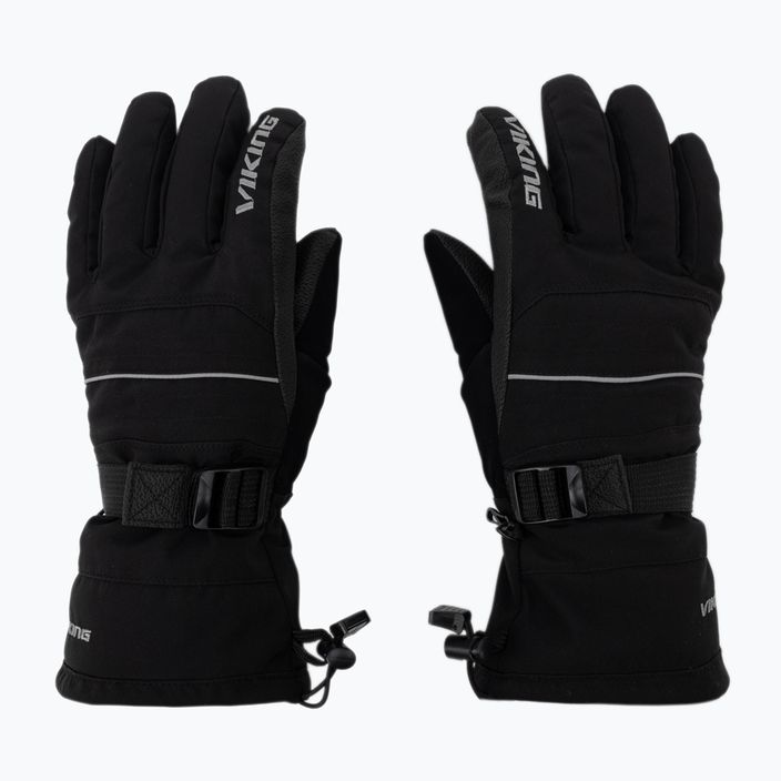 Мъжки ски ръкавици Viking Bormio black/grey 110/20/4098 3