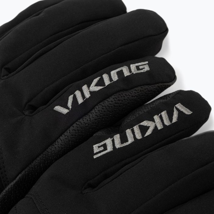 Мъжки ски ръкавици Viking Bormio black/grey 110/20/4098 4