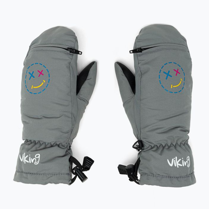 Детски ски ръкавици Viking Smaili сиви 125/21/2285/08 2